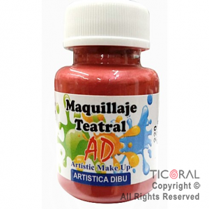 MAQUILLAJE TEATRAL AD 220 COBRE 40ML X 6 UNIDADES